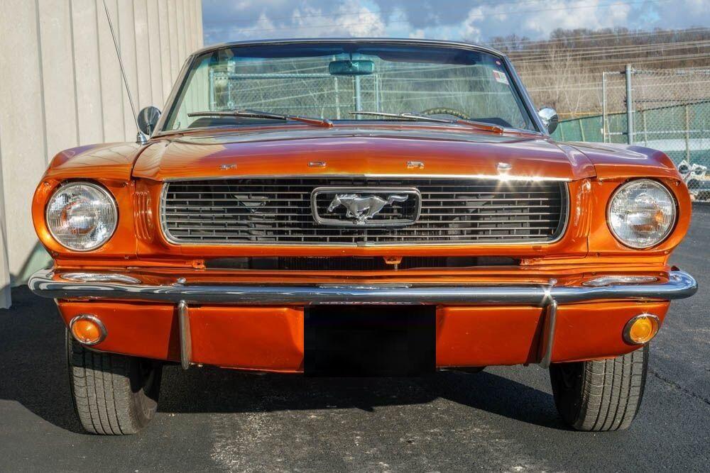 1966 ford mustang c code convertible copper metallic over emberglo interior