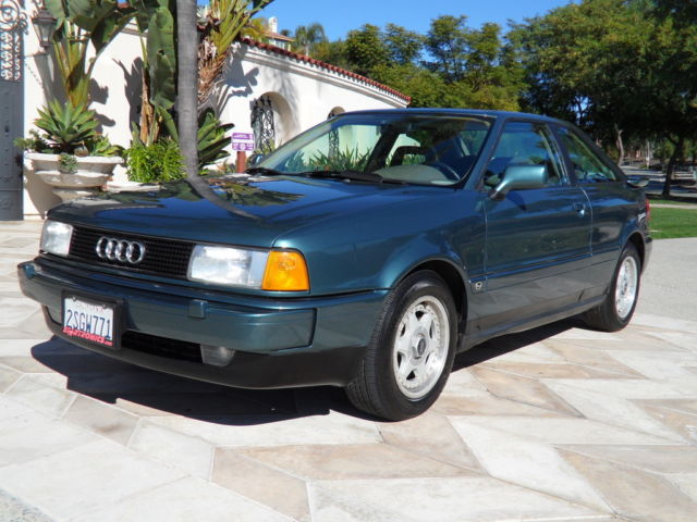 1990 audi coupe quattro 20v 5spd 140k miles very rare clean title carfax mustsee