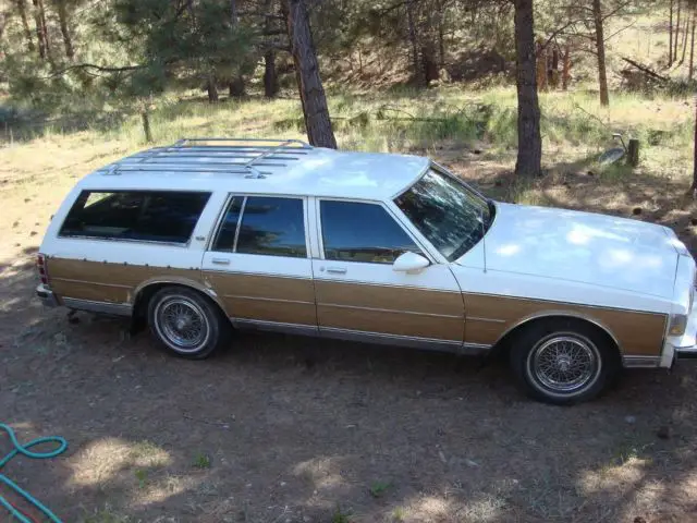 1987 chevrolet caprice estate wagon w/ great potential for restoration & utility