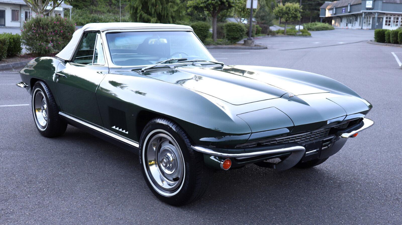 1967 chevrolet corvette roadster 4-time top flight 327c.i