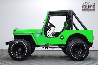 1952 jeep willys. frame off resstoration! show or go. rebuilt 231. trail ready.!