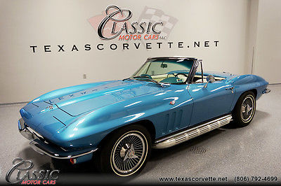 fram off restoration, classic vette, t3 lights, 365hp v8, white interiro