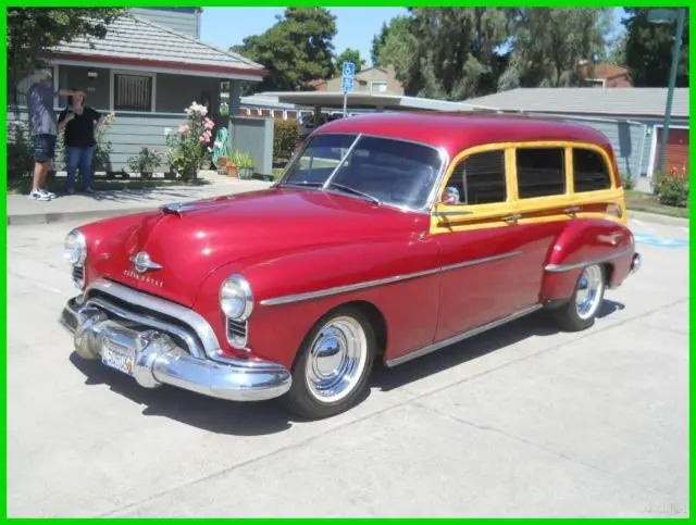 olds restomod1950 oldsmobile 88 futurmatic station wagon 324/4sp delivery