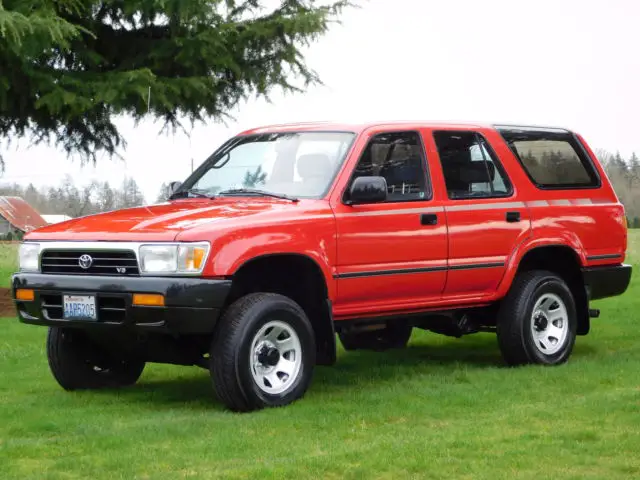 1992 toyota 4runner sr5 sport utility 4-door 3.0l v6 74k orig miles