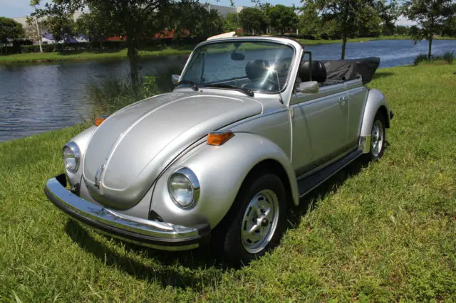 1979 volkswagen super beetle convertible "1 family owned w/ 4,156 document miles