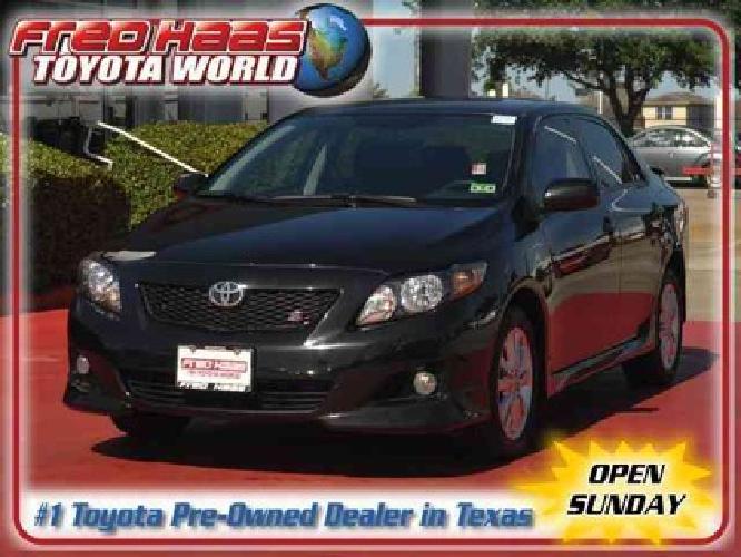 2010 toyota corolla s alloys one owner warranty in spring, tx