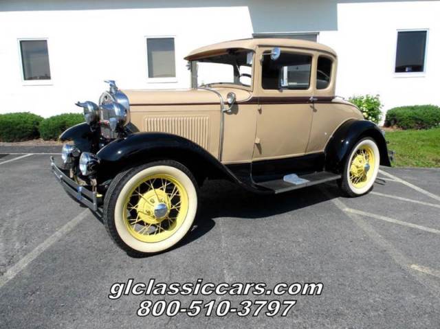 1930 ford model a rumble seat 5-window coupe runs beautiful low reserve