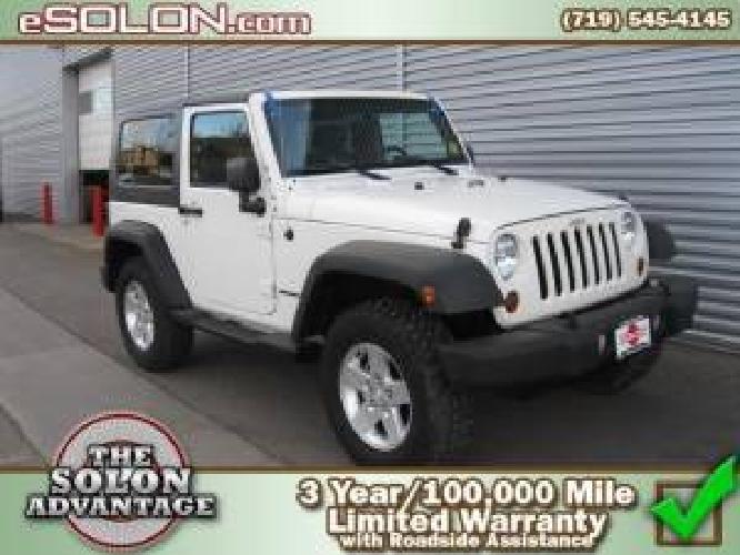 2010 jeep wrangler -like new- white in pueblo, co