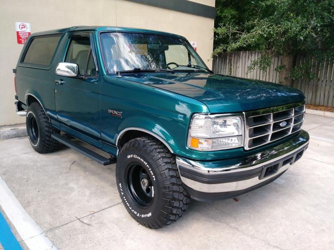 1996 ford bronco 4wd forest green completely restored for sale in mountain view, wyoming