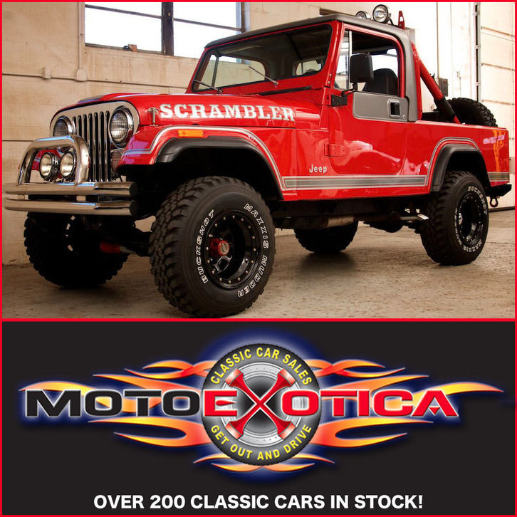 1981 jeep scrambler cj8 off road 4x4 pickup restored like cj 7 cj 5 cj 8