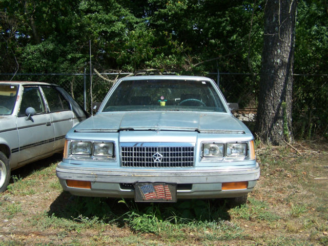 1986 plymouth caravelle 4 door