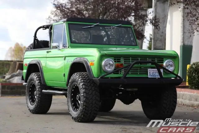 1973 ford bronco v8 + auto - gorgeous synergy green with upgrades~!
