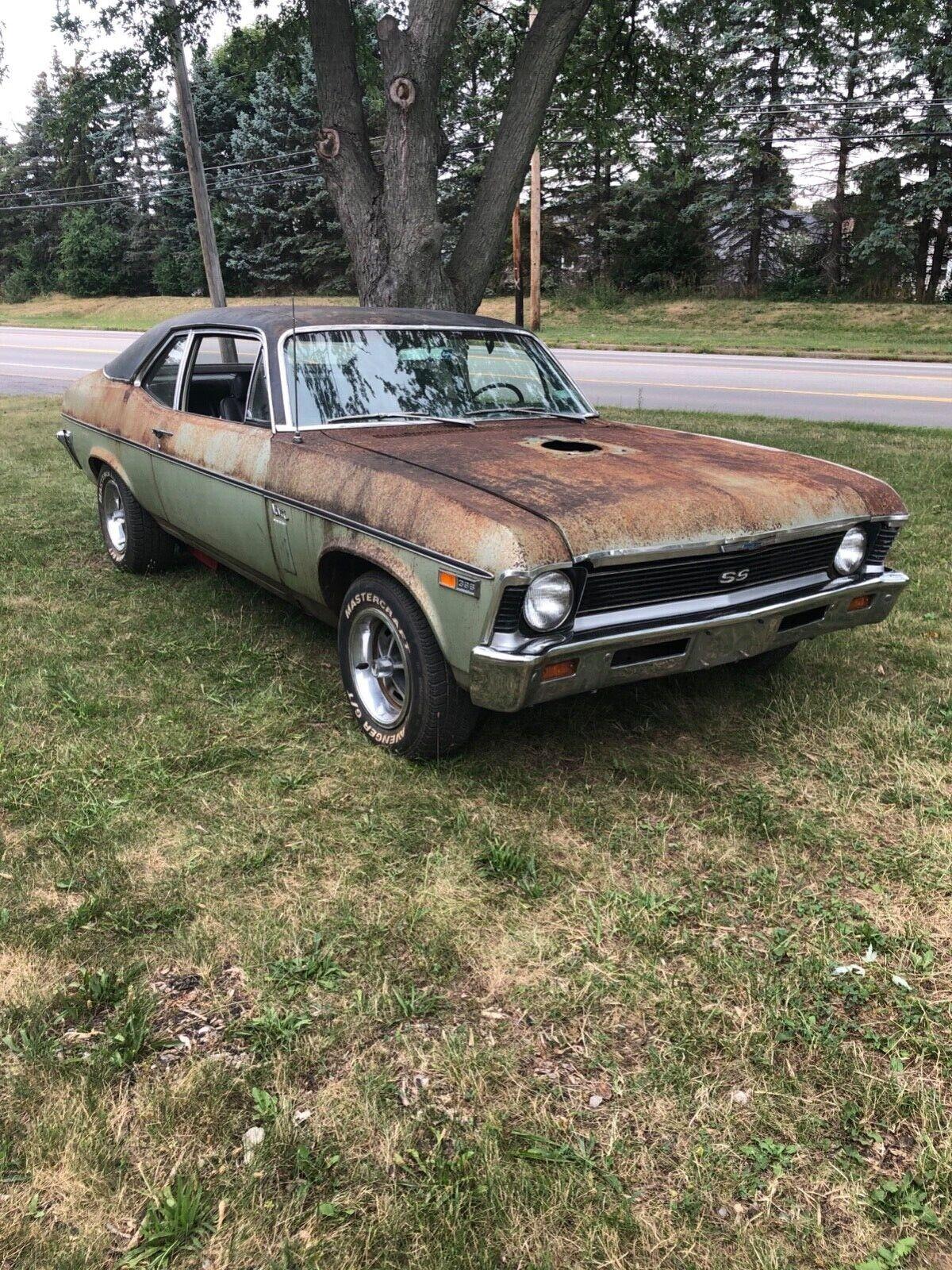 1969 chevrolet nova ss 396/375hp l78 coupe