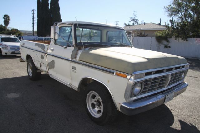 1974 ford f-250 custom camper special automatic 8 cylinder no reserve