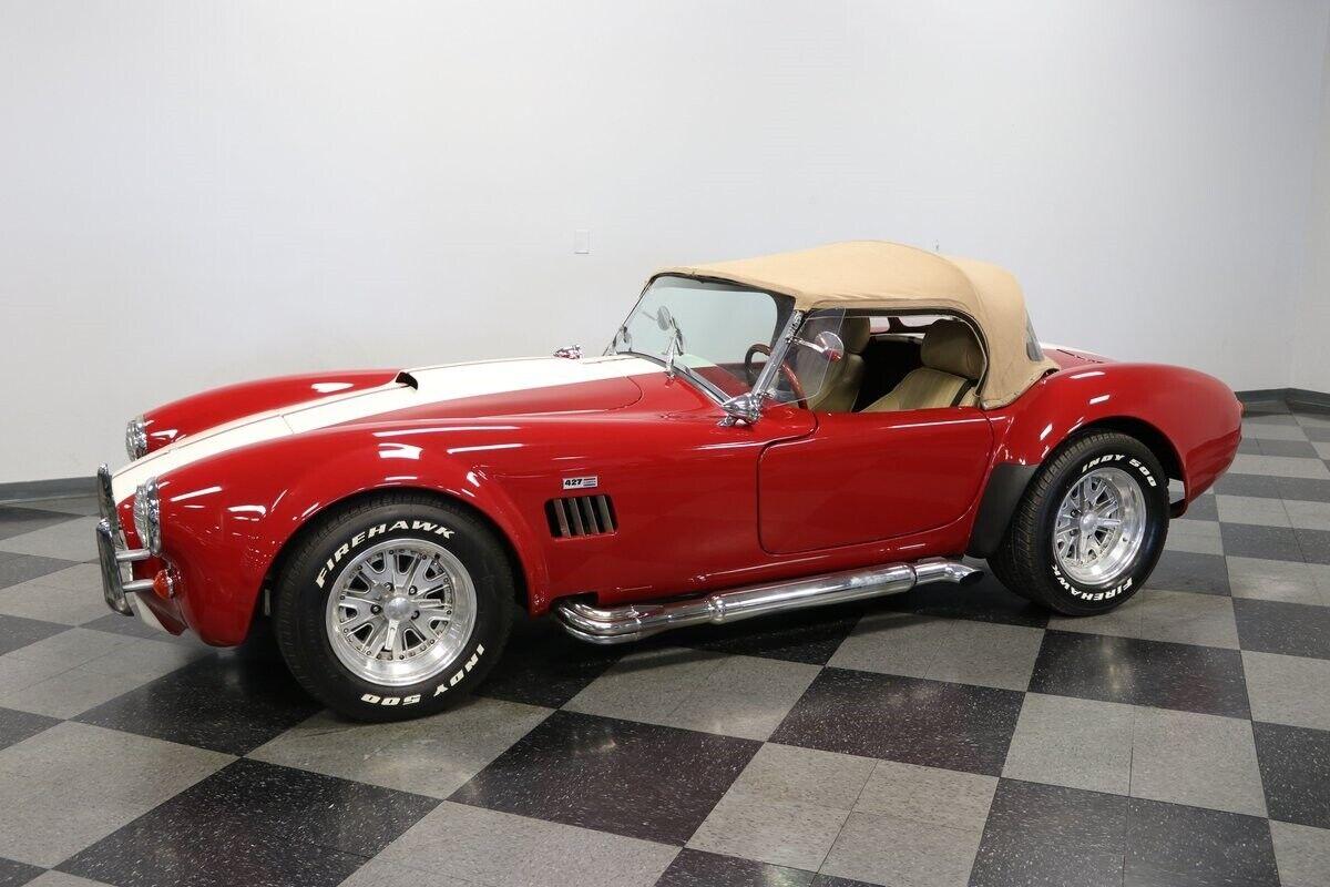 1965 shelby cobra replica burgundy 302 v8 manual 31934 miles