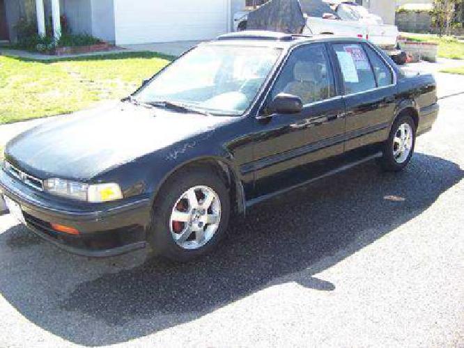 1993 honda accord ex- black, manual in simi valley, ca