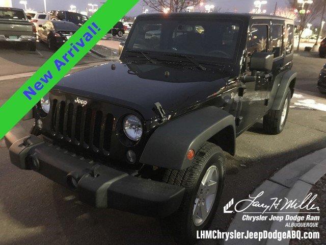 2018 jeep wrangler unlimited sport s 4x4 sport s 4dr suv for sale in albuquerque, new mexico