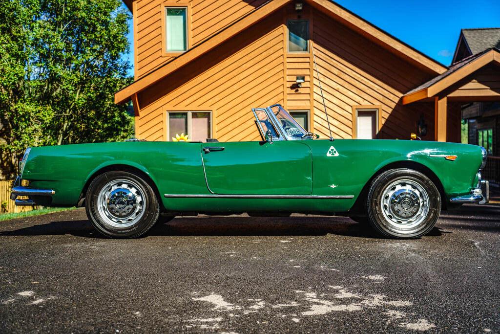 1965 alfa romeo 2600 spider repainted in british racing green