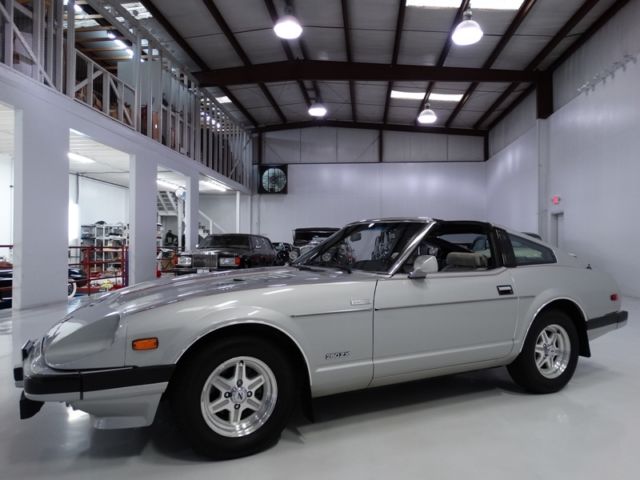 1983 datsun 280zx limited coupe, factory air conditioning! removable glass t-top