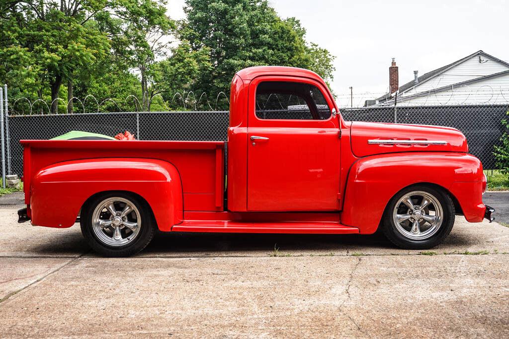 1951 ford f1 350ci chevy v8 automatic viper red exterior 400 miles