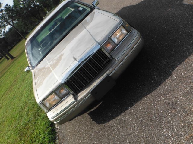 1992 lincoln town car cartier actual miles fl car. rust free survivor
