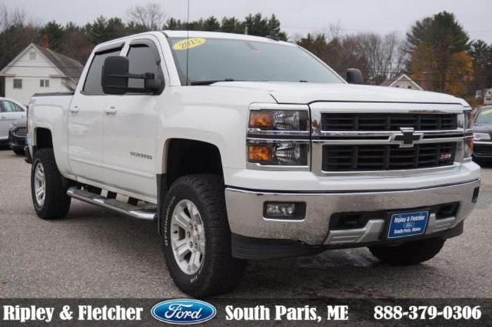 2015 chevrolet silverado 1500 lt 4x4 lt 4dr crew cab 5.8 ft. sb for sale in south paris, maine