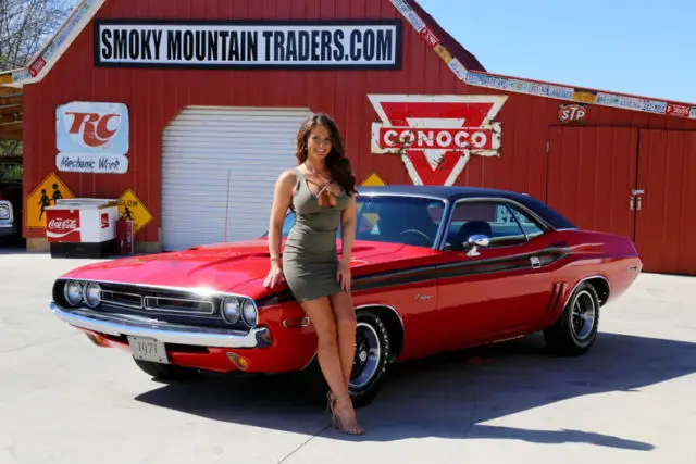 1971 dodge challener rt rotisserie resto matching# 383 factory ac ps build sheet