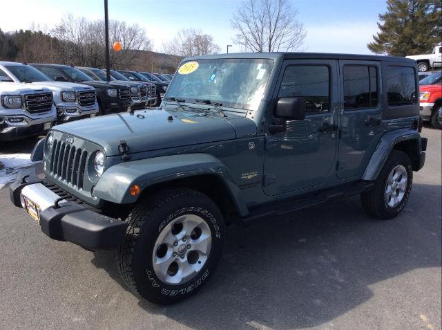 2015 jeep wrangler unlimited sahara 4x4 sahara 4dr suv for sale in montpelier, vermont
