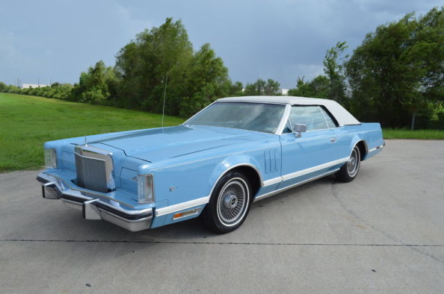 1978 lincoln mark v low miles