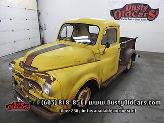 1952 yellow runs drives body interior good reno truck patina!