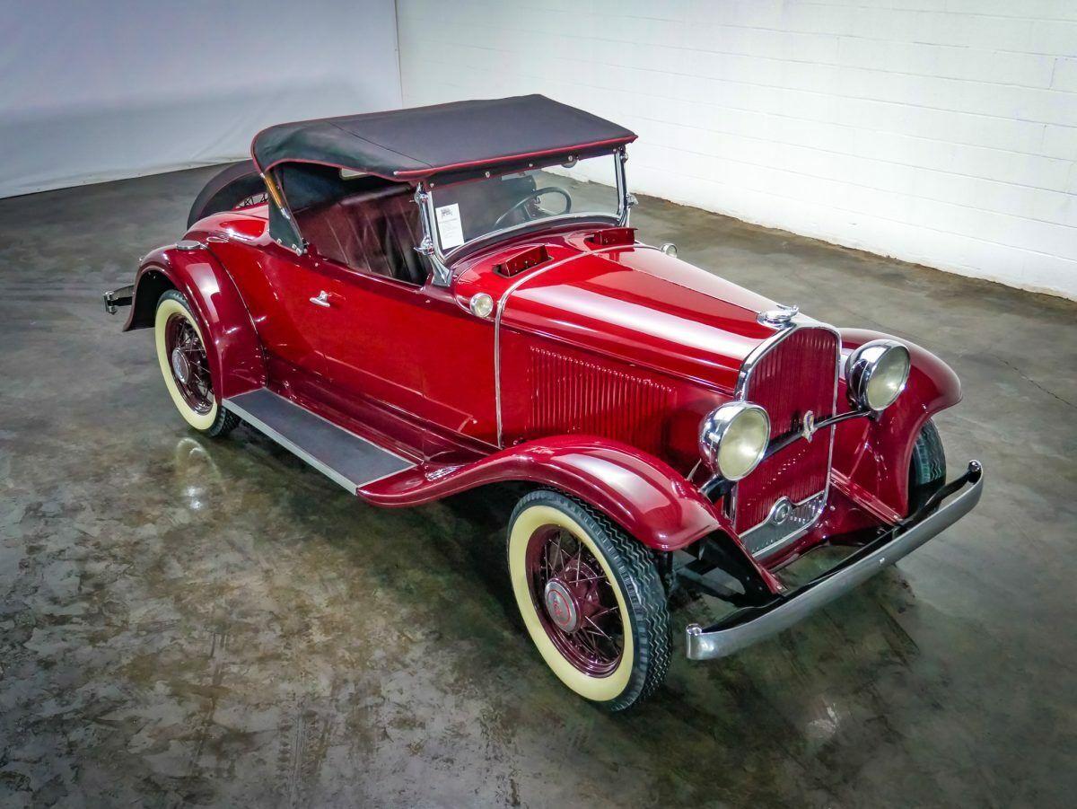1931 desoto sa roadster red livery paint 67221 miles