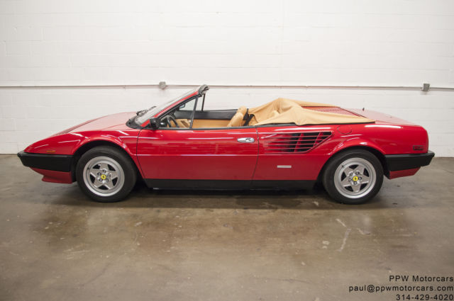 1985 ferrari mondial conv euro spec fresh belt service, all books, tools, & etc!