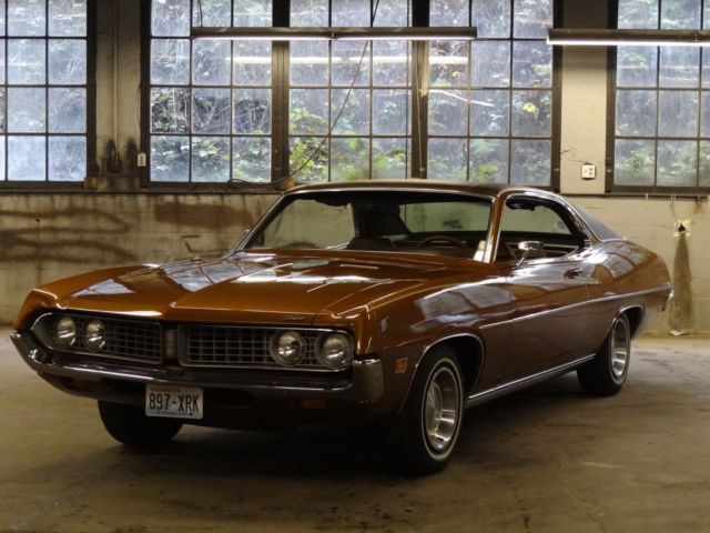 1971 ford torino 500 tuxedo trim original title 1 owner since ~ window sticker