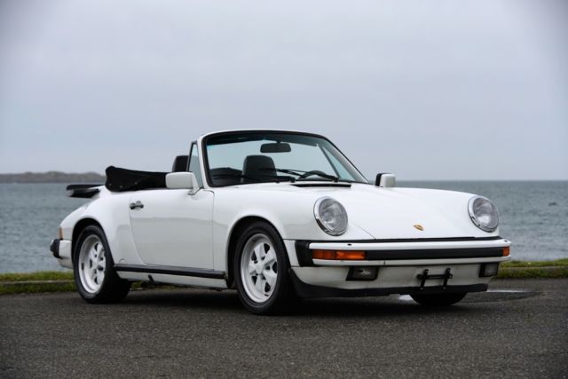 1988 porsche 911 carrera 3.2l g50 cabriolet