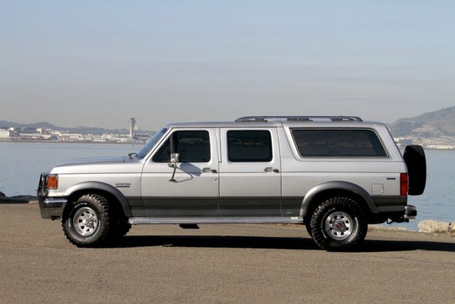 mint 1990 ford bronco crew cab conversion limited build of 500 units calif truck