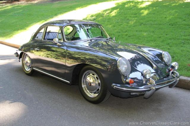 1965 porsche 356c karmann coupe. coa. gorgeous! see video