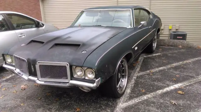 1972 oldsmobile cutlass, 442 double scoop hood, flowmaster exhaust, not running