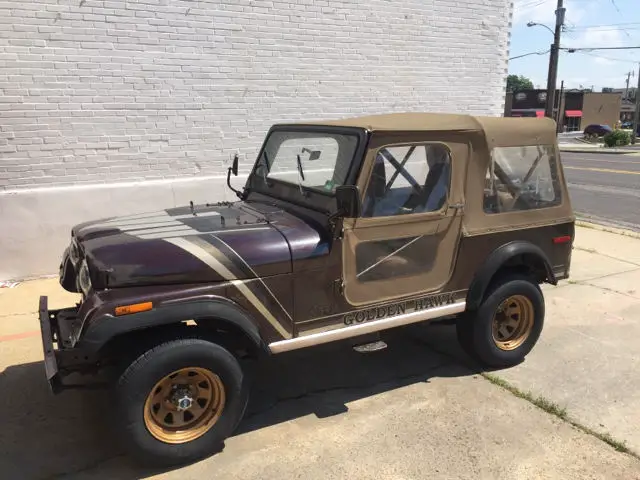 1980 jeep cj-7 golden hawk 4x4 all original free shipping to your door!