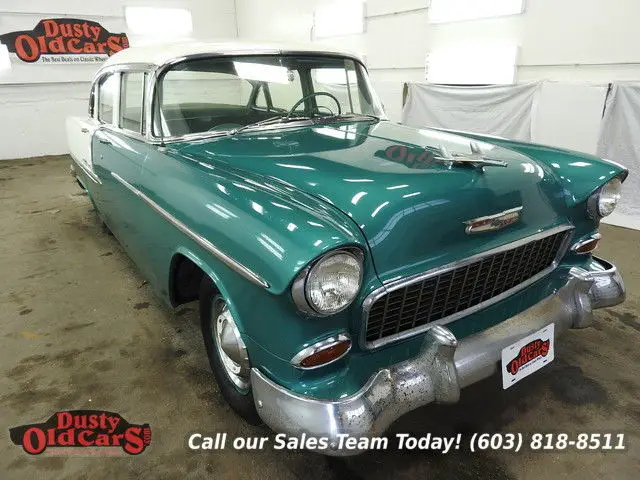1955 white runs drives body inter vgood 235i6 3 on tree!