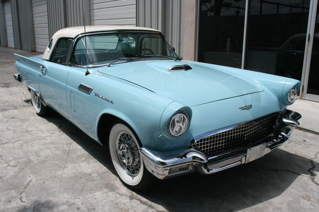 1957 tbird blue!