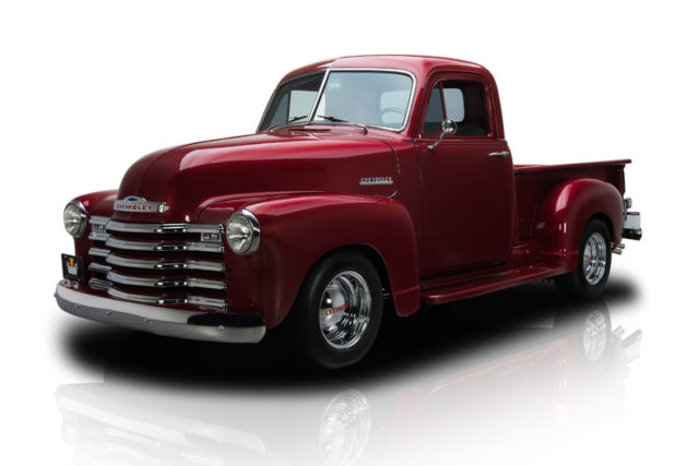 frame off restored 3100 pickup 216 dual carb straight 6 3 speed manual oak bed