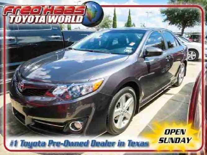2012 toyota camry se touchscreen radio bluetooth leather one owner in spring, tx