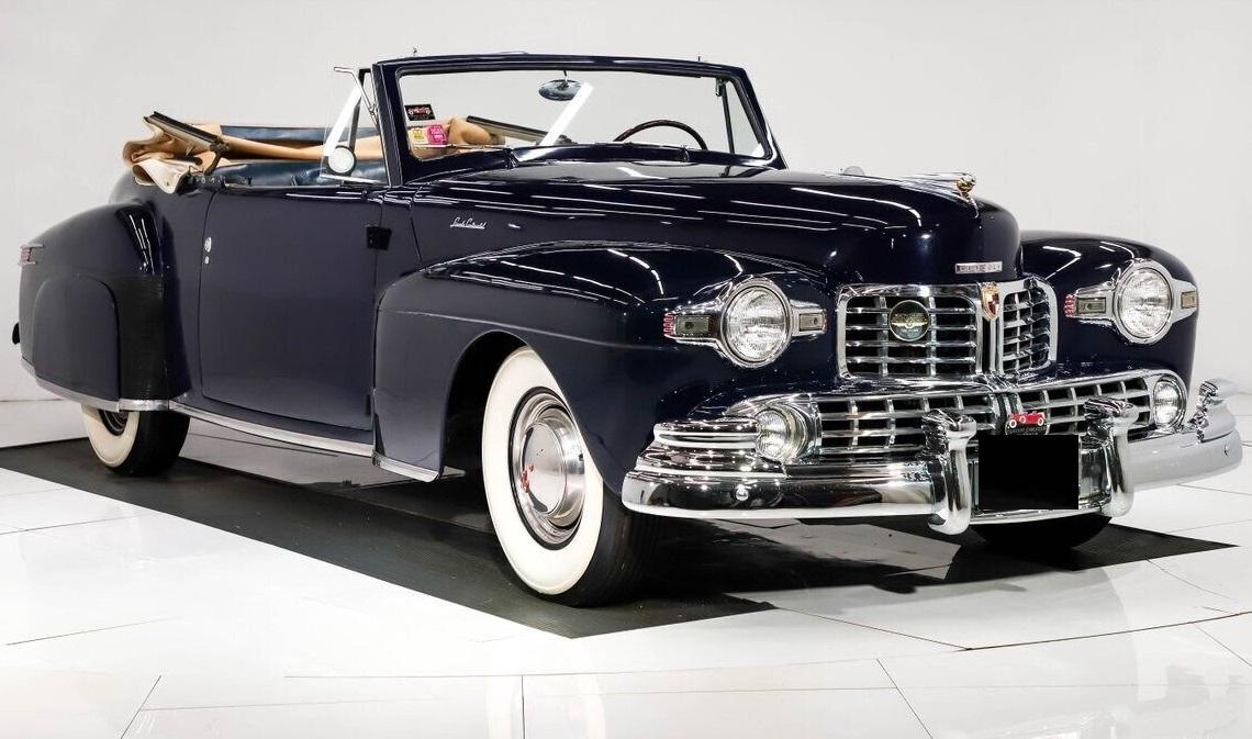 1948 lincoln continental regal blue only 452 made