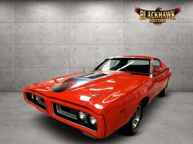 1971 dodge charger super bee tribute 0 miles orange coupe 383ci v8 magnum manual