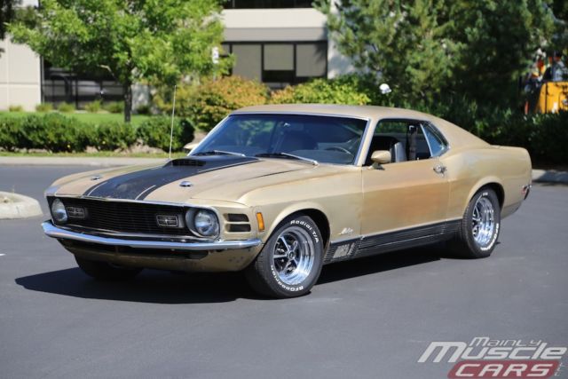 1970 mustang mach 1 - factory 4 speed - marti report verified mach!