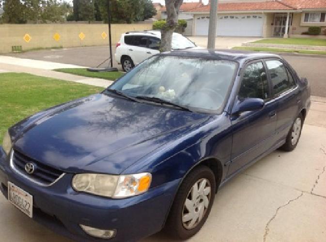 2001 toyota corolla s, automatic, blue in cerritos, ca