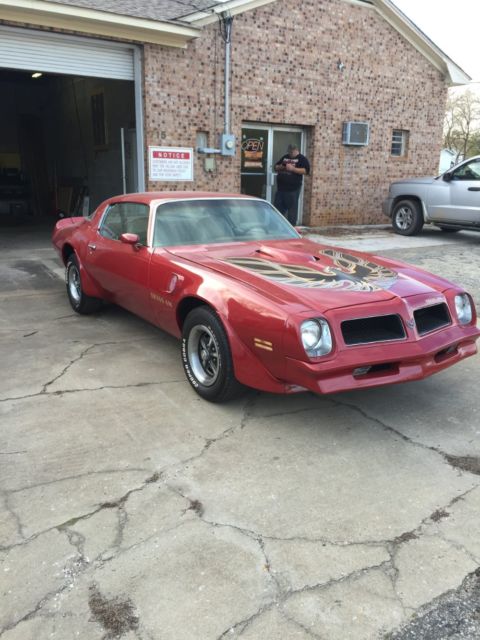 1976 pontiac trans am low mileage