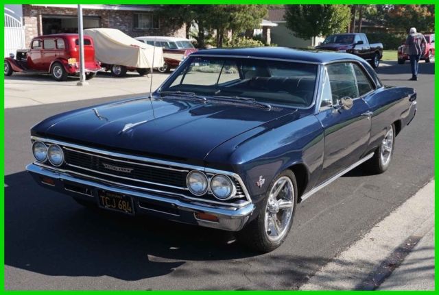 restored 1966 chevy chevelle malibu 2dr hardtop 327/350 ps pdb streetrod 65 67