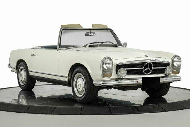 1966 mercedes-benz 200 series pagoda 230sl 1111 miles white convertible manual