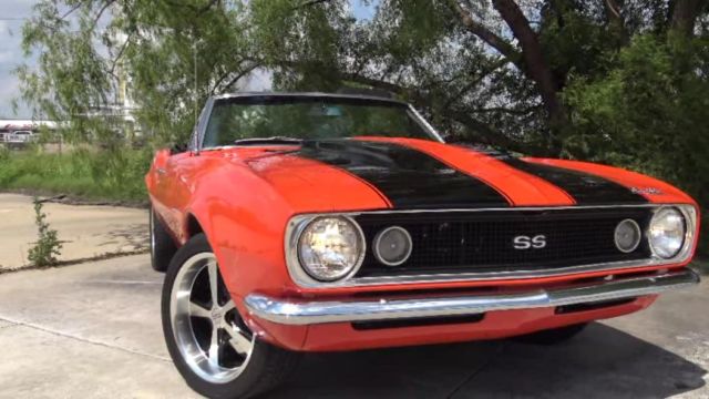 1967 chevrolet camaro convertible classic - restored - updates - early built car